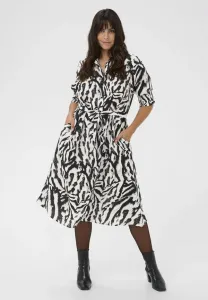Платье-Рубашка кчалия Kaffe Curve, Black Chalk Animal
