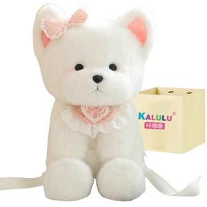 Симпатичный рюкзак для собаки с дизайном питомца и плюшевой куклой 38cm Length Click