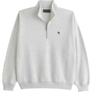 Свитшот мужской Abercrombie＆Fitch, серый