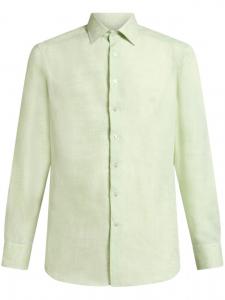 ETRO рубашка с вышивкой Pegaso, зеленый