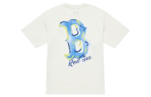 MLB Футболка Basic Collection Basic Boston Red Sox FW25 Unisex Standard Ivory White