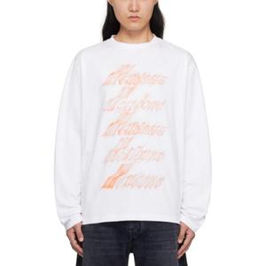 WE11DONE Футболка мужская белая