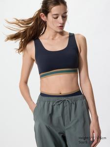 Активный бюстгальтер без косточек (линейка) Uniqlo, 69 navy