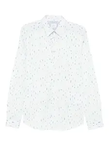 Рубашка с длинными рукавами и принтом «Свободное падение» PS Paul Smith, синий