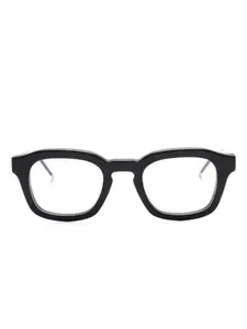 Очки трапециевидной формы Thom Browne, черный