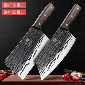 Plys Набор кухонных ножей Dragon Spring для дома и профессионального использования, кованый тесак и костолом из марганцевой стали