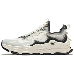 Амортизирующие износостойкие низкие повседневные кроссовки для бега женские Black White Erke, Microcrystal White/Carbon Gray