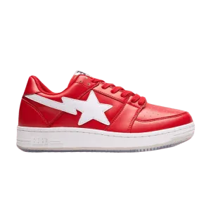 Кроссовки BAPE Bapesta Low 'Shark Sole - Red', красный