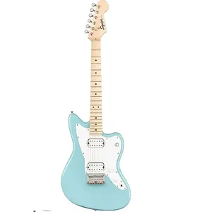 Электрогитара Squier Mini Jazzmaster HH, гриф из клена, цвет Дэфн Блю