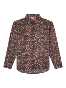 Рубашка с паучьим принтом DIESEL, черный