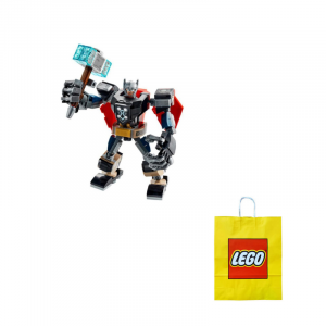 Набор конструктора «Тор: Бог грома, робот Тор» из коллекции «Супергерой», 139 деталей, Lego, thor mecha