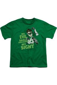 Футболка Green Lantern No Evil с коротким рукавом для детей Gildan