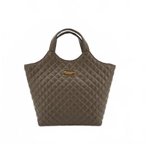 Женская веганская стеганая сумка-тоут Juliet в оливковом цвете Like Dreams