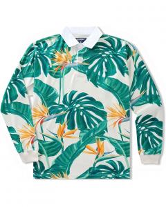 Рубашка Chubbies The Frond Of You (Rugby Shirt), цвет Off White - Pattern Base (Includes Plaids)