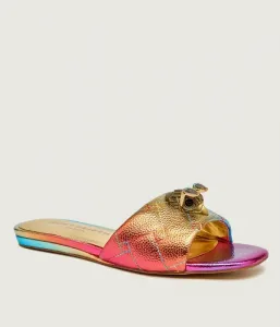 Кожаные тапочки Кенсингтон Kurt Geiger, мультиколор