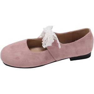 Alxnan Розовые балетки Мэри Джейн, цвет Pink