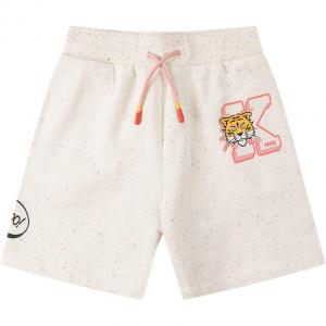 Шорты детские кремово-белые SS24 KENZO
