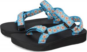 Женские сандалии Teva Midform Universal на танкетке, Bloom Cendre Blue