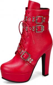 Ботильоны платформы Scaoruki, 110 Red