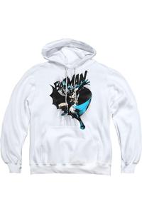 Толстовка с капюшоном Batman Batarang Throw для взрослых Gildan, белый