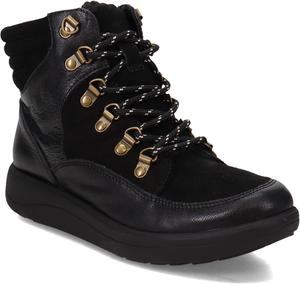 Женские высокие поддерживающие ботинки Strive - Котсуолд - Водонепроницаемые - Кожаные, Black