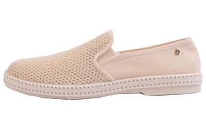 Женская повседневная обувь унисекс с низким верхом бежевого цвета Rivieras