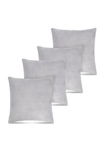 Набор декоративных подушек Aspero, 4 штуки, 60x60 см, светло-серый