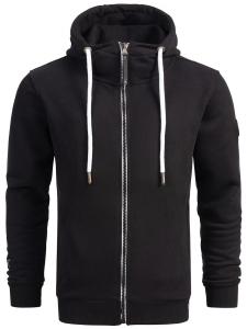 Толстовка с капюшоном на молнии Alessandro Salvarini Gilio, черный