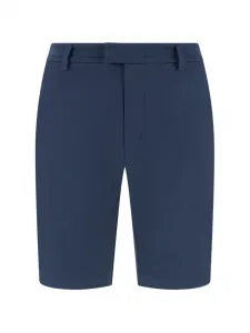 Удлиненные шорты-бермуды с эластичным эффектом Boggi Milano, синий