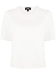 Футболка из джерси с короткими рукавами Theory, белый