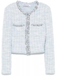 Self-Portrait кардиган в клетку, синий