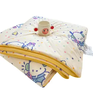 Одеяло Kuromi Collaboration Luxury Style Skin Friendly Cooling Bed Cartoon Print Bed Sanrio, Spot Pochacco