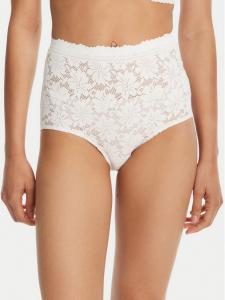 Классические женские трусы с высокой талией 10903 Selmark, экрю