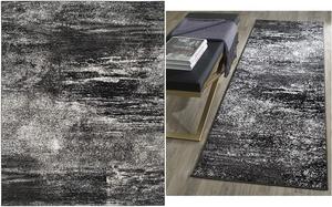 Safavieh серебристо-черная абстрактная ковровая дорожка и ковер 244 x 305 см - коллекция Adirondack