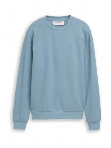 TOM TAILOR DENIM Свитшот в светло-голубом цвете