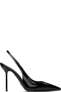 Черные туфли Lidia Slingback на каблуках Paris Texas