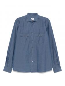 Mazzarelli джинсовая рубашка, синий