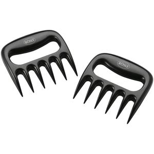 Вилка для мяса Pulled-Pork, 25088 для разделки приготовленного мяса, 2 шт., поликарбонат Rösle, черный