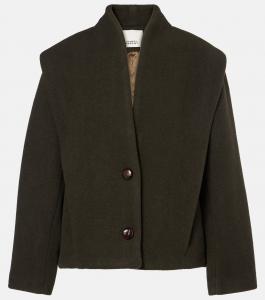 Куртка Dyogo из смесовой шерсти Isabel Marant, Dark Khaki