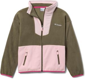 Куртка Columbia Boys Pike Lake II с капюшоном, Stone Green/Satin Pink