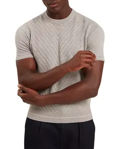 Футболка с узором «шеврон» от Canon Ted Baker, серый