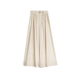 ELLE Повседневные брюки женские Ecru умеренно широкие