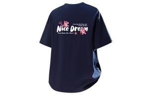 Футболка Unisex Crew Neck тонкая прямая посадка Disney, темно-синий