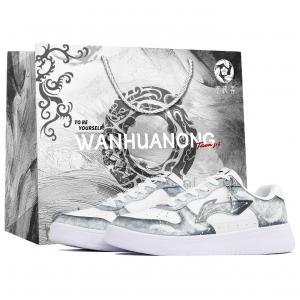 Мужские низкие скейтборд-кейсы Li Ning в виде плавающей лодки-калейдоскопа, небесного купола и сумки для покупок, серые и белые