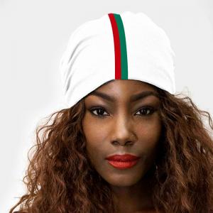 Однотонная шапка-бини с атласной подкладкой FASHNZFAB, мультиколор