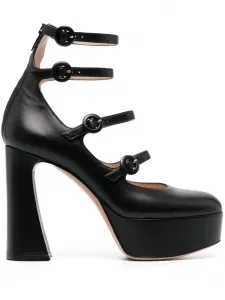 Туфли с миндалевидным носком Gianvito Rossi, черный