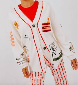 Кардиган Poema Martha в кремовом цвете Never Fully Dressed, кремовый