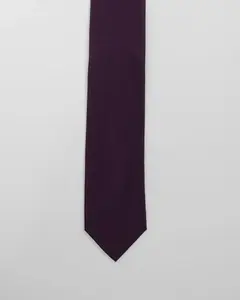 Мужской галстук с микроклеткой PuroEgo, пурпурный