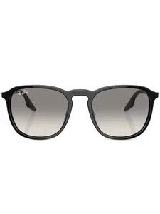 Солнцезащитные очки из ацетата в круглой оправе Ray-Ban, черный