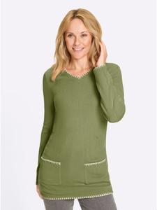 Sieh an! Длинный свитер из тростника